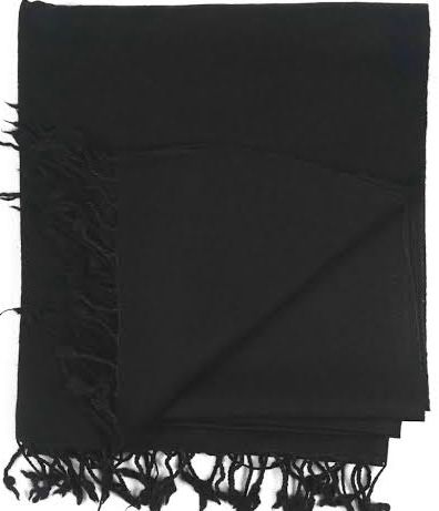 72 special woolen shawl pure handmade woolen shawl black color