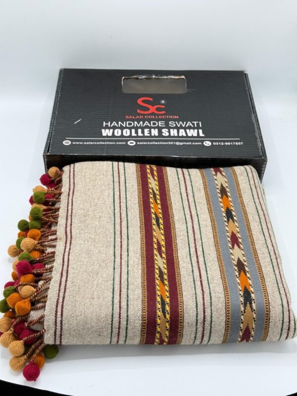 Australian Woolen Shari Light Brown Shawl