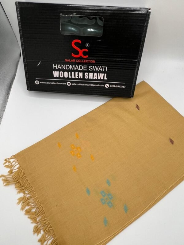 Ladies Camel Woolen Shawl