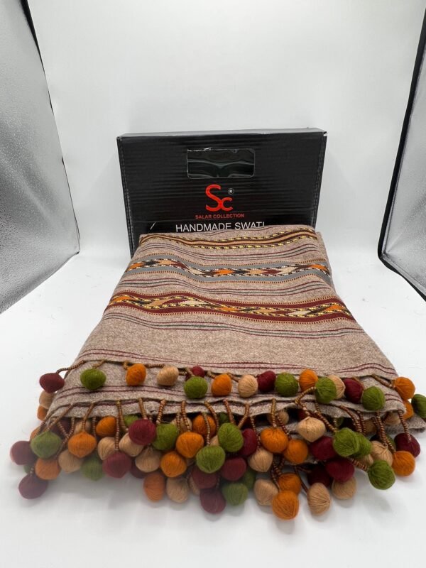 AUSTRIALIAN SHARI DARK GRAY COLOR PURE WOOLEN SHARI