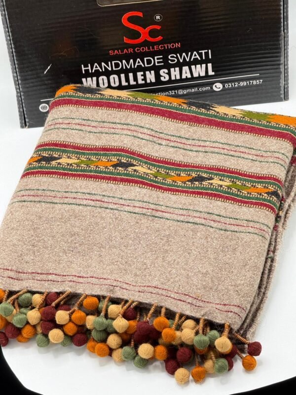 AUSTRIALIAN SHARI DARK GRAY COLOR PURE WOOLEN SHARI